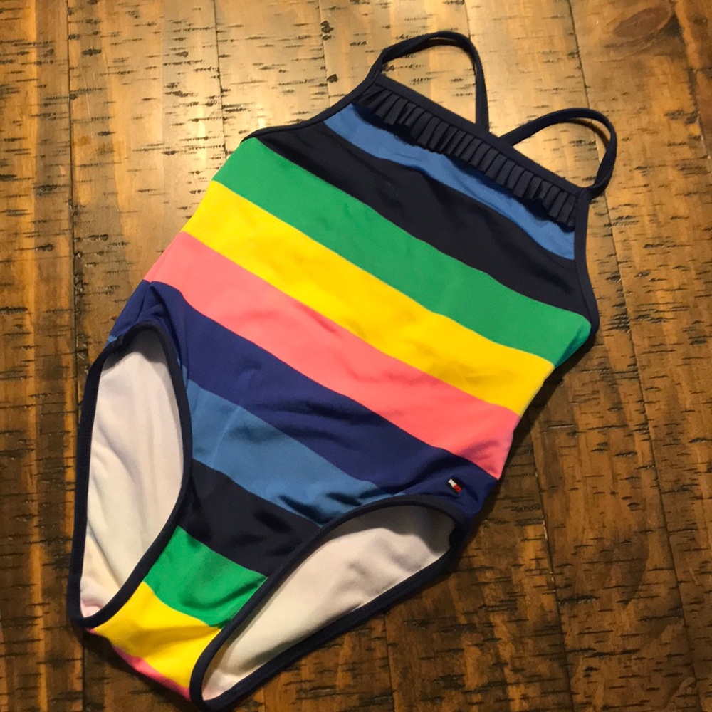Tommy Hilfiger one piece toddler bathing suit